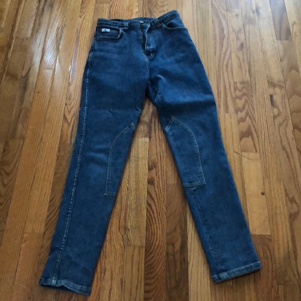 High waisted jeans